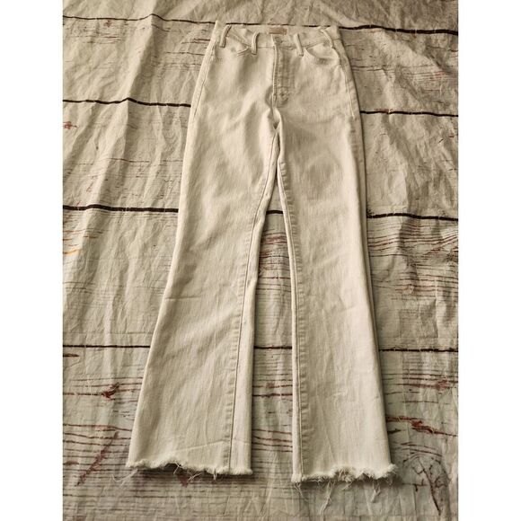 Mother The Hustler Ankle Fray Fairest Of Them Jeans All Size 24 - Picture 4 of 8